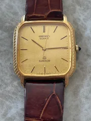 SUPERIOR SEIKO スーペリアセイコー　14K 9681-5000 ゴールド腕時計　メンズ　ヴィンテージのサムネイル