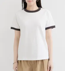 新品　26年春夏　新作 Healthknit　ヘルスニット　トンプキンス　リンガークルーネックTシャツ　オフ/ヴィンテージブラック　男女共用　メンズ　レディース　ヴィンテージ　復刻　古着　お洒落　希少　レア　プレゼントのサムネイル