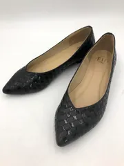 FIN フィン メッシュカタオシフラットシューズ パンプス size24.0/黒 ■■ レディースのサムネイル