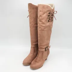 アクシーズファム ロングブーツ 3WAY ファー シューズ 靴 ブランド レディース Lサイズ ベージュ axes femme 【中古】のサムネイル