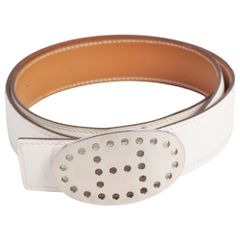 美品 エルメス アピ ベルト 65 リバーシブル レザー ブラック ゴールド