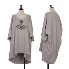 ヴィヴィアンウエストウッド レッドレーベルVivienne Westwood Red Label オーブプリントフラットオーバーサイズTシャツ グレージュMのサムネイル