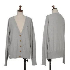 ヴィヴィアンウエストウッド レッドレーベルVivienne Westwood Red Label オーブワンポイントコットンニットカーディガン グレーMのサムネイル