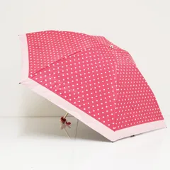 折りたたみ日傘 Kate spade new york ケイトスペード USED美品 水玉 ドット ピンク UV 遮光 50cm　FA9809 のサムネイル