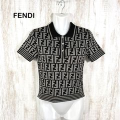 フェンディ FENDI ズッカ柄 ニットベスト ヴィンテージ 44 大きい