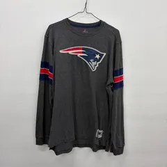 Y1274 Majestic ロンT L グレー 刺繍ロゴ スポーツ マジェスティック 古着卸 アメリカ仕入のサムネイル