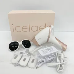 IPL光脱毛器 icelady アイスレディ 家庭用 光脱毛器 美容家電 SKB-1808 フラッシュ式 全身 付属品付き ホワイト 美容家電 IF19562■のサムネイル