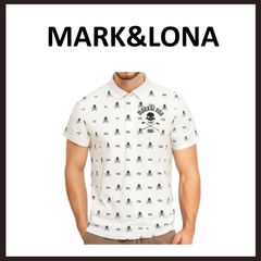 未使用 MARK&LONA（マークアンドロナ） ベロア調 半袖ポロワンピース S