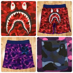 ☆新品☆ 2XL Crazy Camo シャーク ハーフパンツ a bathing ape BAPE