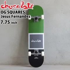 チョコレート スケートボード コンプリート CHOCOLATE OG SQUARES 7.75inch [CH103] JESUS FERNANDEZ ヘスース・フェルナンデス スケボー COMPLETE  完成品 組み立て済み 【即】のサムネイル