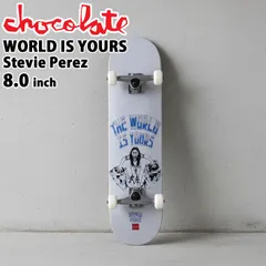 チョコレート スケートボード コンプリート CHOCOLATE WORLD IS YOURS 8.0inch [CH101] STEVIE PEREZ スティービー・ペレズ スケボー COMPLETE  完成品 組み立て済み 【即】のサムネイル