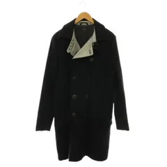 ディーゼル DIESEL BLACK GOLD Pコート ロング アウター ウール混 M 黒 ブラック /NR ■GY12のサムネイル