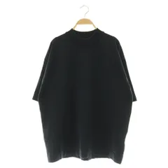 ナノユニバース nano universe プレーティングニットリラックスモックネック ニット カットソー 半袖 L ネイビー /MY ■OSのサムネイル