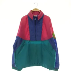 ニューバランス NEW BALANCE 80s 90s マルチカラージャージ ハーフジップ プルオーバージャケット ヴィンテージ マルチカラー /MY ■OS ■GY01のサムネイル