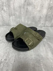 FREAK'S STORE フリークスストア スエード ダブルバックル サンダル size24ｃｍ/オリーブ ■◆ レディースのサムネイル