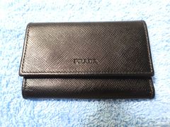 希少・未使用品 PRADA プラダ 6連キーケース M25U ブラック /黒