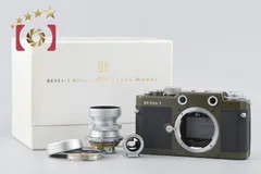 【中古】Voigtlander フォクトレンダー BESSA-T JAHRE HELIAR 101周年記念モデル オリーブ + HELIAR 50mm f/3.5 元箱付きのサムネイル