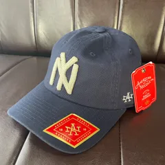 新品　AMERICAN needle アメリカンニードル　ブラックヤンキース　ベースボールキャップ　NAVYネイビー　野球　ニグロリーグ　アーカイブ　復刻　ヴィンテージ　Y2K　アメカジ　ニュウエラのサムネイル