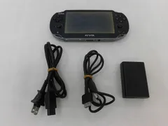  中古品 ゲーム PS Vita 本体 PCH-1000 ブラック 動作品 本体のみ 充電器付きのサムネイル