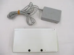 中古品 ゲーム ニンテンドー3DS 本体 CTR-001 ホワイト 動作品 本体のみ 充電器付きのサムネイル