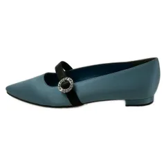 MANOLO BLAHNIK(マノロブラニク) フラットシューズ 38 1/2 レディース