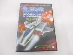  中古品 ゲーム セガ メガドライブ ソフト サンダーフォースII 箱説付きのサムネイル