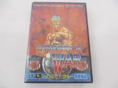  中古品 ゲーム セガ メガドライブ ソフト レッスルウォー 箱説付きのサムネイル