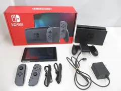 中古品 ゲーム Nintendo switch ニンテンドースイッチ 本体 HAC-001 ジョイコングレー 動作品 箱・周辺機器付きのサムネイル