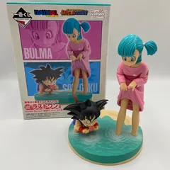 一番くじ　ドラゴンボール　DRAGON HISTORY　ラストワン賞　Revible Moment　孫悟空＆ブルマ　フィギュア　バンダイ　バンダイナムコ　（ME28-4797）のサムネイル