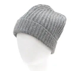 23区 オンワード樫山 帽子 ニット帽 ビーニー ウール カシミヤ混 グレー /MNのサムネイル