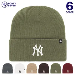 47BRAND ニット帽 47ブランド フォーティーセブン ニットキャップ 帽子 ビーニー メジャーリーグ 大リーグ MLB メンズ レディース ブランド 大きいサイズ ヤンキース 白 47brand440のサムネイル