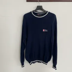 CHAPS ラルフローレン ネイビー コットン ワッフル ニットのサムネイル