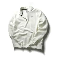 【新品】 PUMA GOLF × Reigning Champ ／ プーマゴルフ × レイニングチャンプ　ハーフジップ プルオーバー スウェット トレーナー ホワイト ｜ 春 秋冬のサムネイル