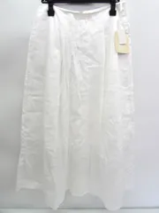 未使用  Eprouve エプローブ 麻 ロング スカート Mサイズ 白 ホワイト 紙タグ付きのサムネイル