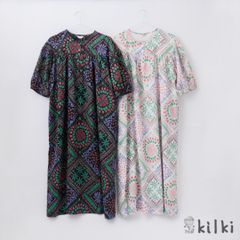 kilki キルキー ワンピース スカーフプリント ピンク - メルカリ