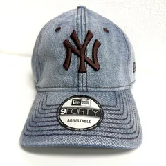 【韓国限定】NEW ERA New York Yankees - 9FORTY Denim Series INDIGO/BROWNのサムネイル