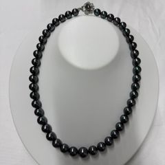 ユキコオオクラ 天然石 ブラックトルマリン ネックレス 120cm ロング 2 