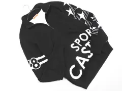 CASTELBAJAC カステルバジャック ウール混 ロゴ 星柄 ハーフジップ ニット セーター size48/黒 ◇■ メンズのサムネイル