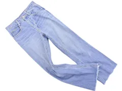 mysty woman ミスティウーマン USED加工 カットオフ デニムパンツ sizeS/青 ■■ レディースのサムネイル