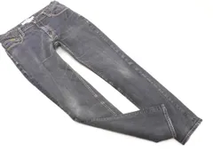 KATHARINE HAMNETT キャサリンハムネット USED加工 スキニー デニムパンツ sizeM/黒 ■■ レディースのサムネイル