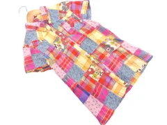 ROXY ロキシー パッチワーク 半袖 シャツ sizeM/紫xオレンジ ■◆ レディースのサムネイル
