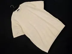 URBAN RESEARCH アーバンリサーチ ITEMS 半袖 ニット セーター size40/アイボリー ■◆ メンズのサムネイル