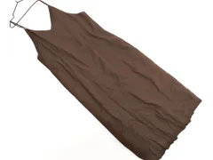 simplicite シンプリシテェ キャミソール ワンピース 茶 ■◆ レディースのサムネイル