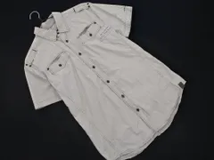 G-STAR RAW ジースターロゥ ストライプ シャツ sizeL/グレー ■◆ メンズのサムネイル