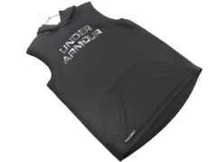 UNDER ARMOUR アンダーアーマー ノースリーブ プルオーバー パーカー sizeLG/黒 ■◆ メンズのサムネイル