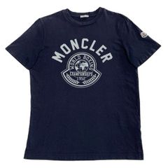 モンクレール ボクシング ロゴ ネイビー Tシャツ L 国内正規品 5S643