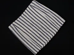 theory セオリー リネン混 ストライプ ミニ スカート size0/白ｘ紺 ■◆ レディースのサムネイル