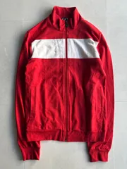 "EMPORIO ARMANI"エンポリオアルマーニ　トラックジャケット　レッド　ホワイト　アルマーニ　archive アーカイブ　00s ストリート　インポート ドメス　vintage ヴィンテージ　モード　y2k  裏原　裏原宿　スワッグ　ギミックのサムネイル