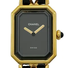 シャネル CHANEL プルミエール S H0001 ブラック ゴールドプレーテッド クオーツ レディース 腕時計のサムネイル