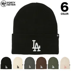 47BRAND ニット帽 47ブランド フォーティーセブン ニットキャップ 帽子 ビーニー メジャーリーグ 大リーグ MLB メンズ レディース ブランド 大きいサイズ ドジャース 47brand478 黒のサムネイル